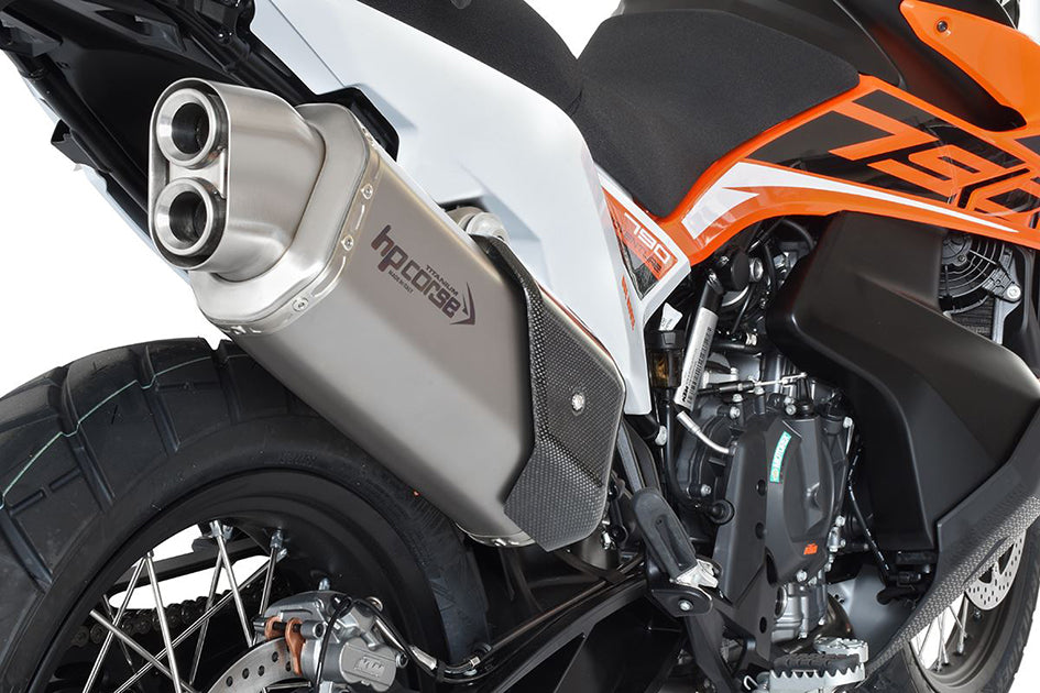HP Corse 4-Track R Short Titanium Slip-On Kit (Road Legal) (KT4TRS79ADVT-AB)