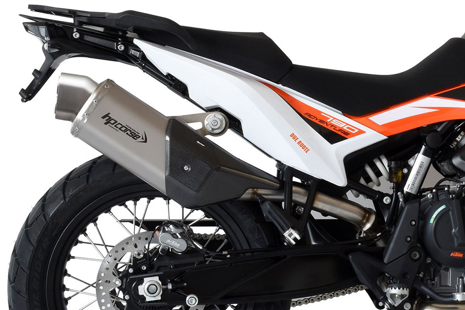 HP Corse 4-Track R Short Titanium Slip-On Kit (Road Legal) (KT4TRS79ADVT-AB)