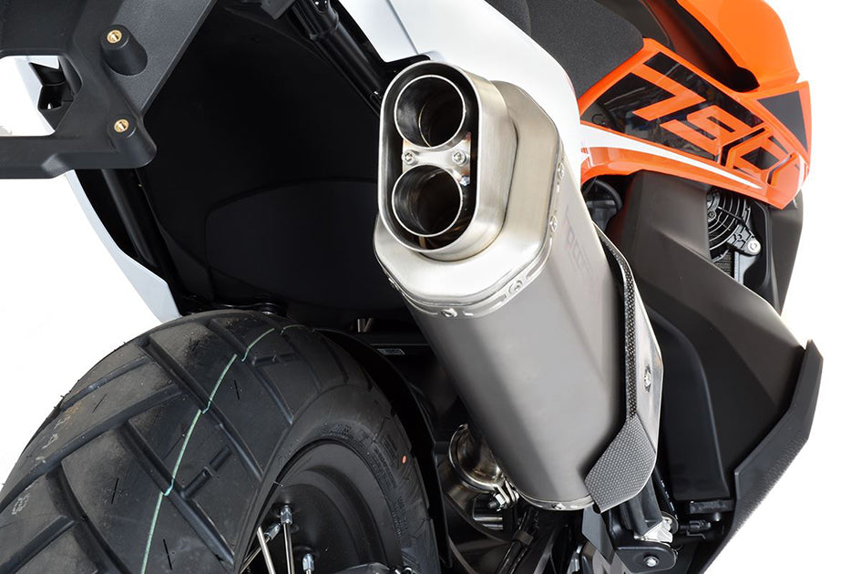 HP Corse 4-Track R Short Titanium Slip-On Kit (Road Legal) (KT4TRS79ADVT-AB)