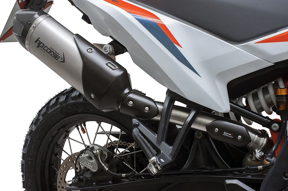 HP Corse SP-1 Carbon Short Titanium Slip-On Kit (Road Legal) (KT79ADVSP1C300T-AB)