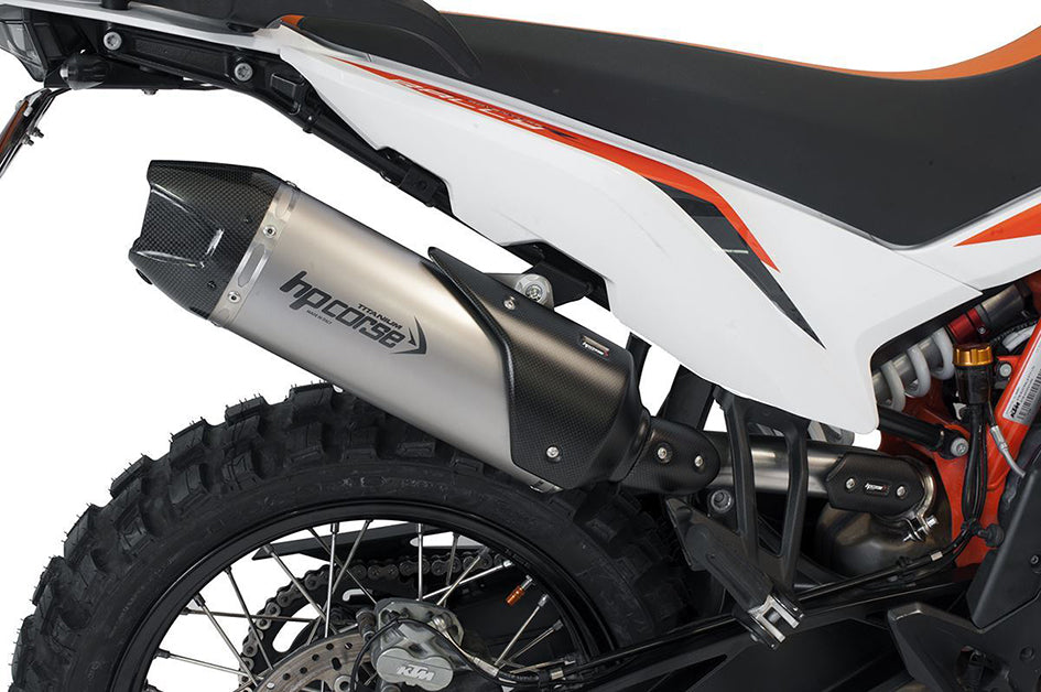 HP Corse SP-1 Carbon Short Titanium Slip-On Kit (Road Legal) (KT79ADVSP1C300T-AB)