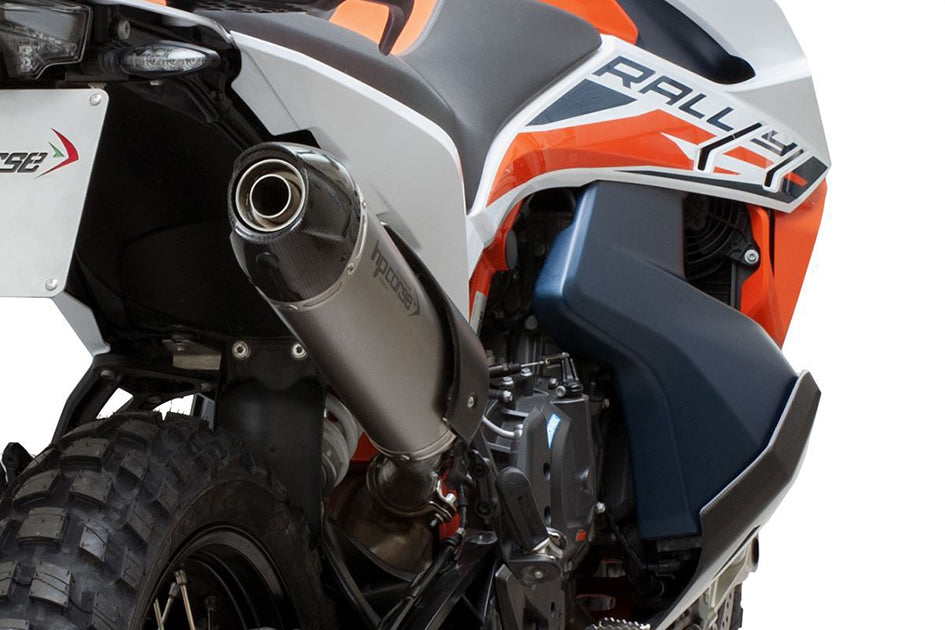 HP Corse SP-1 Carbon Short Titanium Slip-On Kit (Road Legal) (KT79ADVSP1C300T-AB)