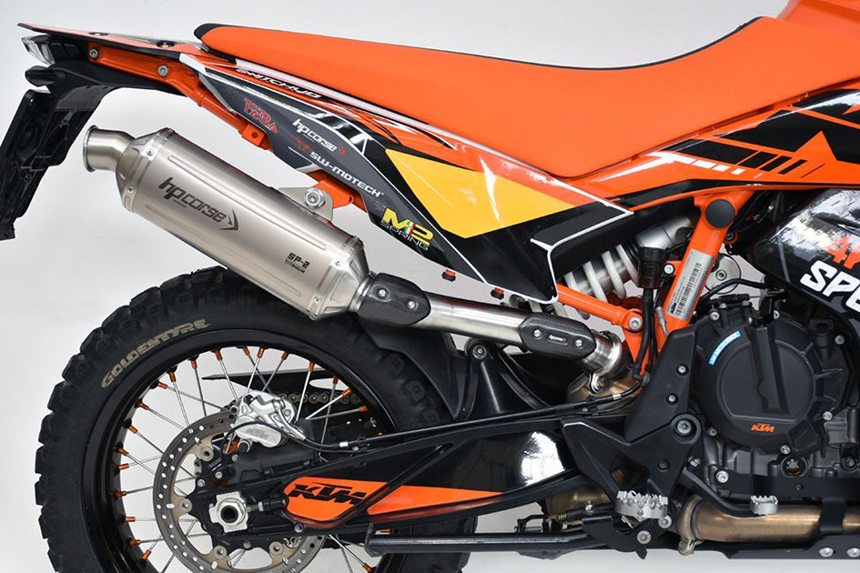 HP Corse SP-2 Short Titanium Slip-On Kit (Road Legal) (KT89ADVSP2300T-AB)