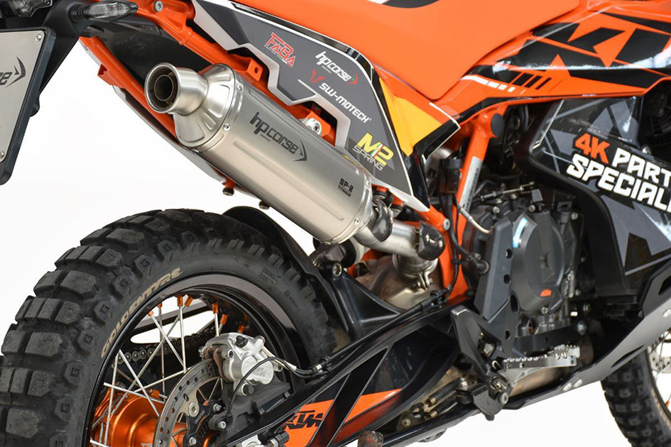 HP Corse SP-2 Short Titanium Slip-On Kit (Road Legal) (KT89ADVSP2300T-AB)