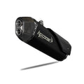 HP Corse SPS Carbon Short Black Coated Stainless Steel Slip-On Kit (Road Legal) (KTSPS1022C-AB)