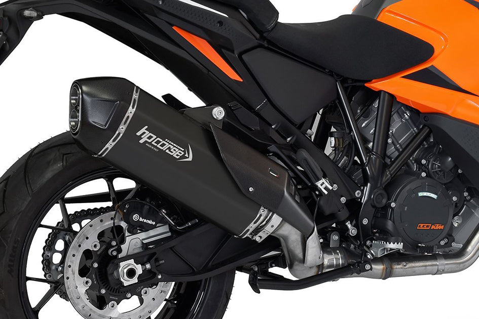 HP Corse SPS Carbon RR Black Coated Titanium Slip-On Kit (Road Legal) – KTM 1290 Super Adventure 2021–2024