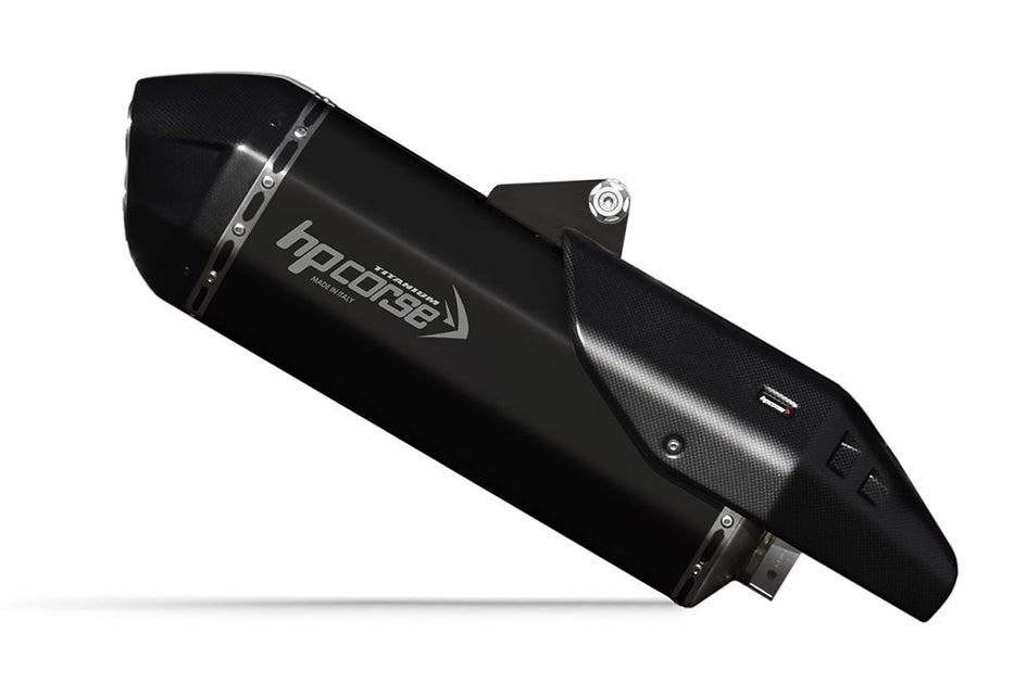 HP Corse SPS Carbon RR Black Coated Titanium Slip-On Kit (Road Legal) – KTM 1290 Super Adventure 2021–2024