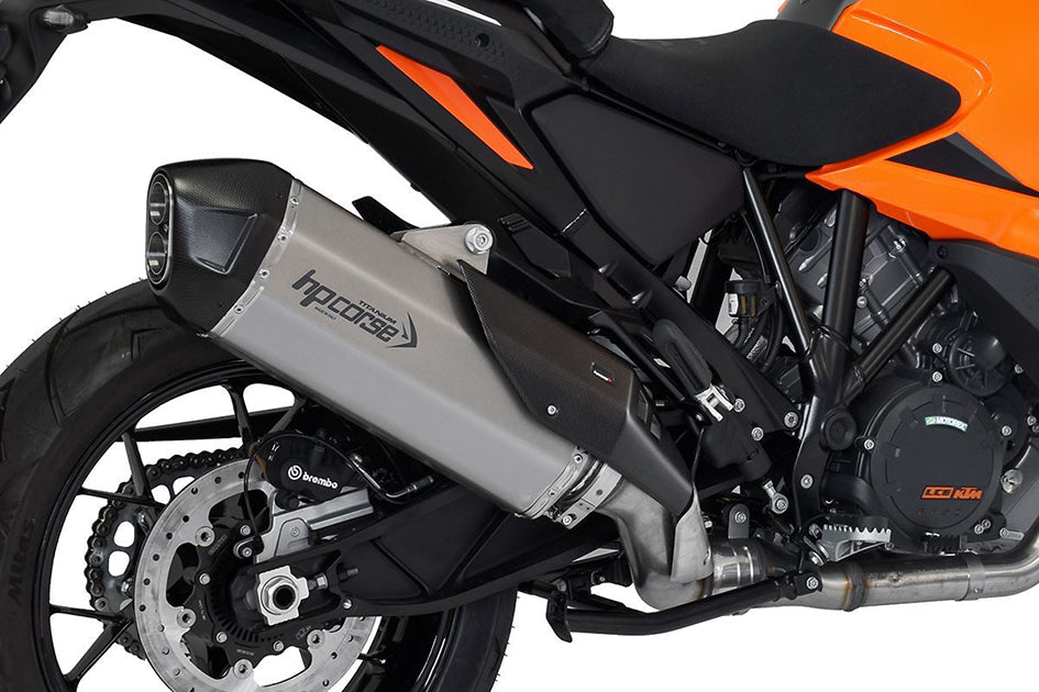 HP Corse SPS Carbon RR Titanium Slip-On Kit (Road Legal) – KTM 1290 Super Adventure 2021–2024