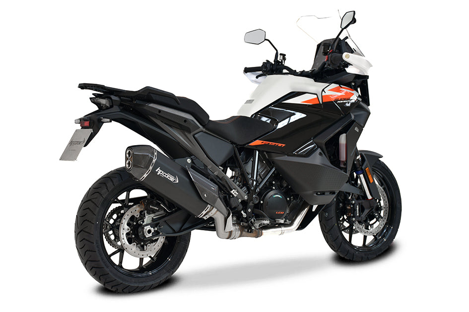 HP Corse SPS Carbon RR Black Coated Titanium Slip-On Kit (Road Legal) – KTM 1390 Super Adventure R / S / Evo 2025–2026