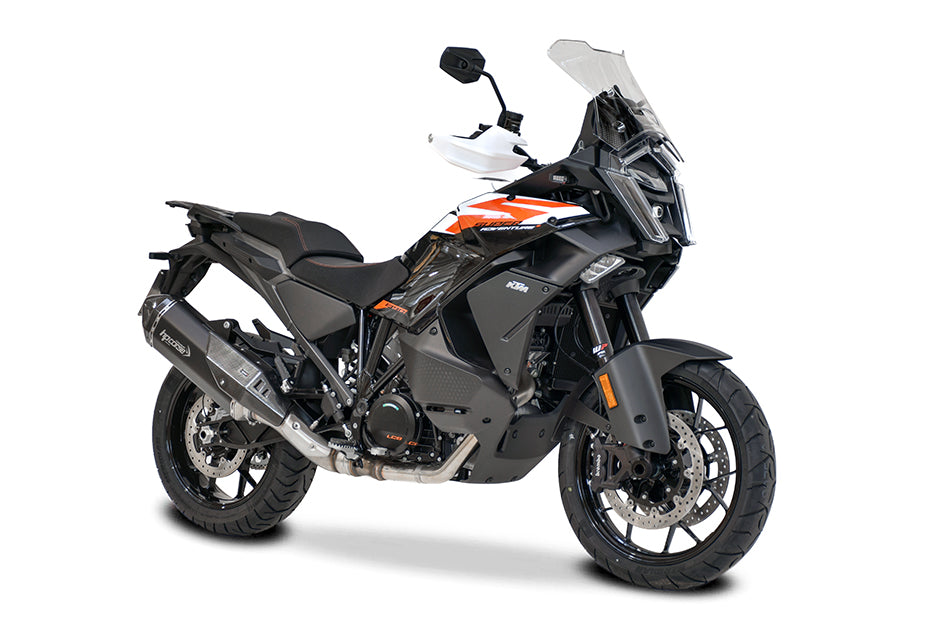 HP Corse SPS Carbon RR Black Coated Titanium Slip-On Kit (Road Legal) – KTM 1390 Super Adventure R / S / Evo 2025–2026