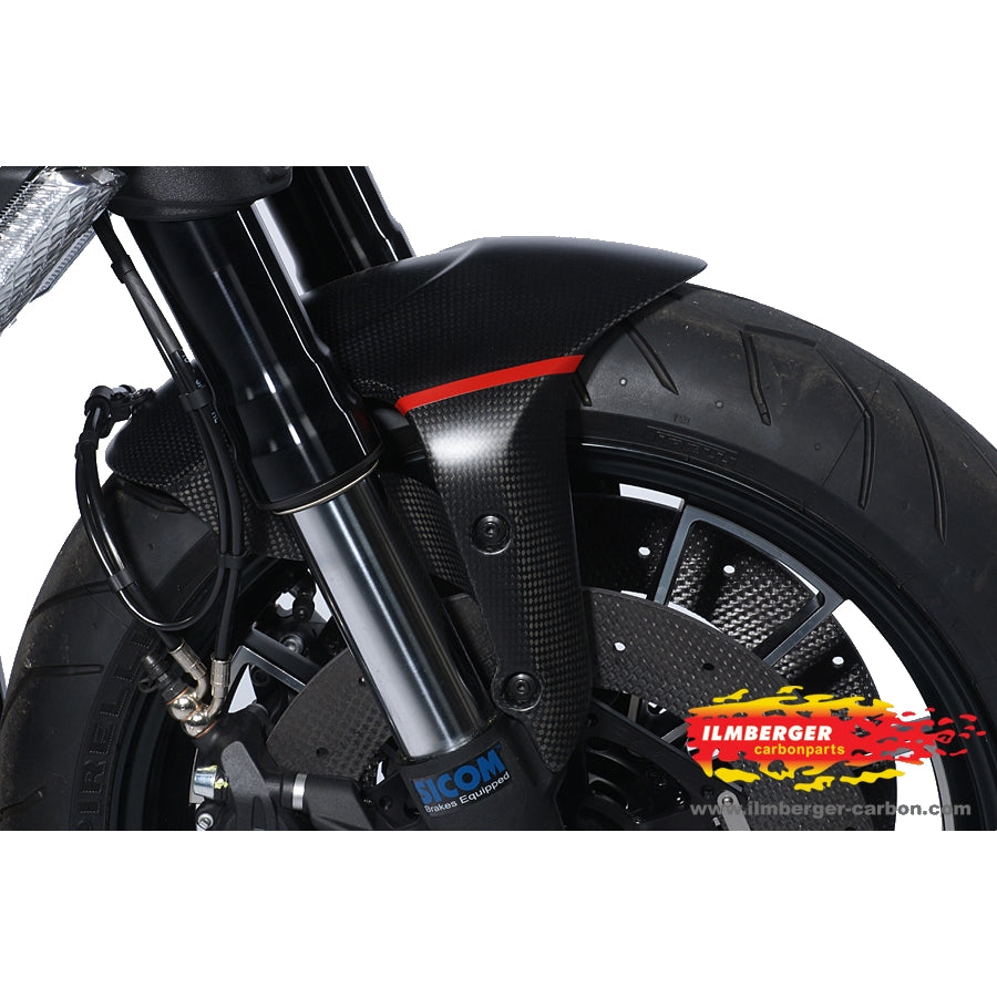 Ilmberger Carbon Front Mudguard - (Matt Finish)