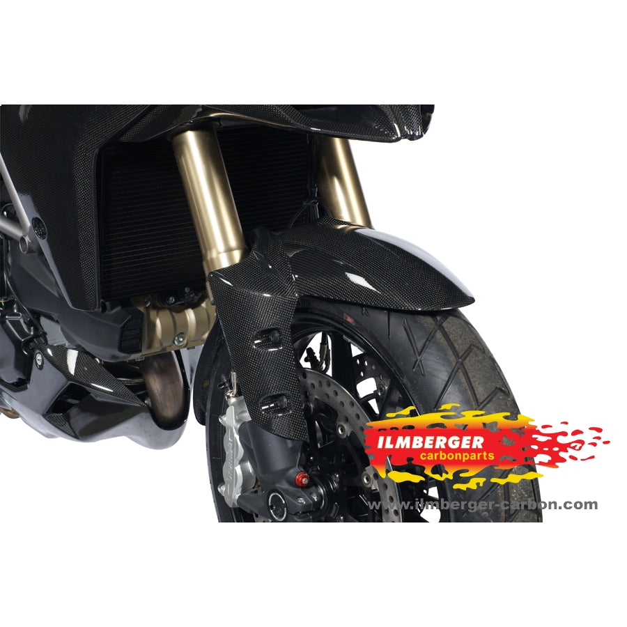 Ilmberger Carbon Front Mudguard (Gloss Finish) – Ducati Multistrada 1200 / S 2010–2012