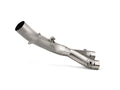 Akrapovic Titanium De-Cat Link Pipe - For Use with TRACK-DAY silencer (RE-FUELLING MAP REQUIRED) – Yamaha YZF-R1 / M 2015–2019 / Yamaha YZF-R1 / M 2020–2026
