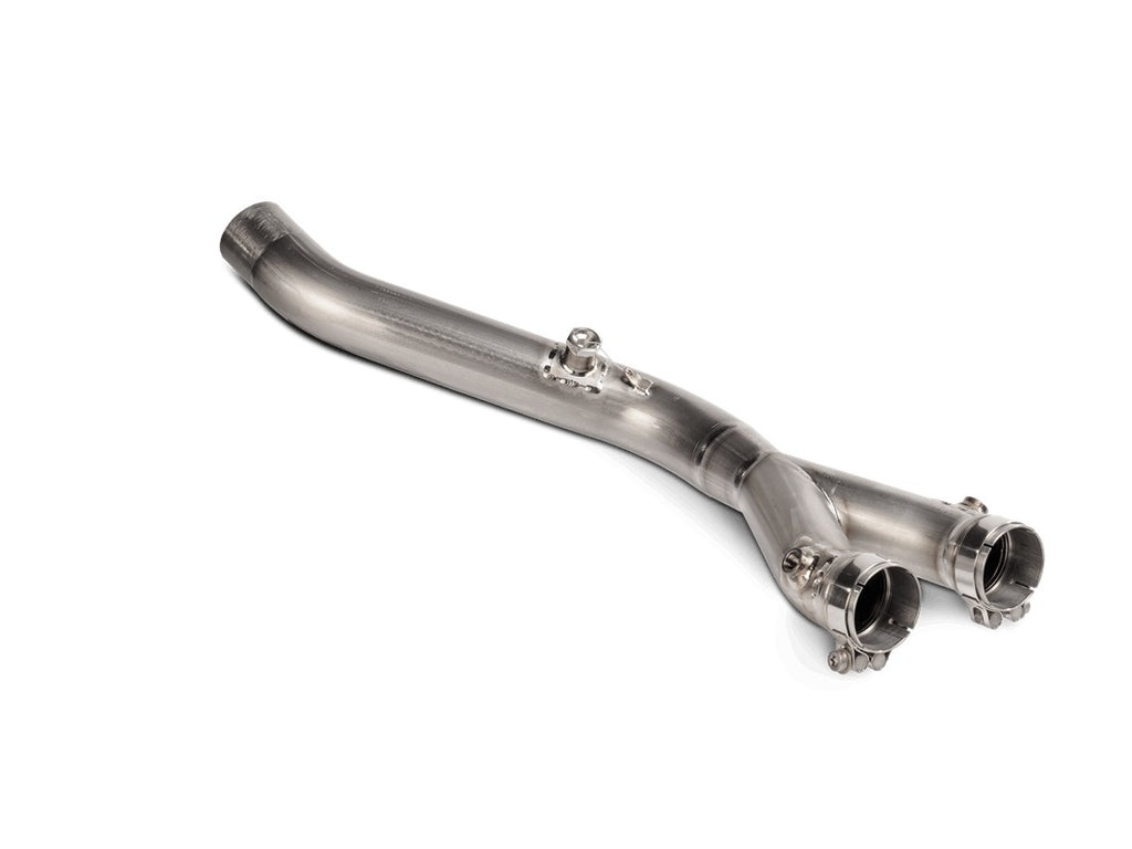 Akrapovic Titanium De-Cat Link Pipe - for use with Titanium Slip-on S-Y10SO20-HAPLT - (RE-FUELLING MAP REQUIRED) – Yamaha MT-10 (1000cc) 2022–2025
