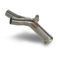 Akrapovic Optional Y Piece - Eliminates Cat. Converter for use with slip on silencers – Yamaha YZF-R1 2004–2006