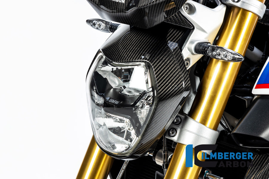 Ilmberger Carbon Headlight Cover – BMW R1250R 2019–2025