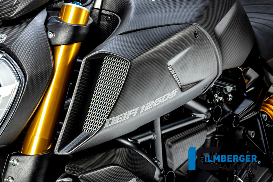 Ilmberger Carbon Airtube Cover Left Side - Matt Finish