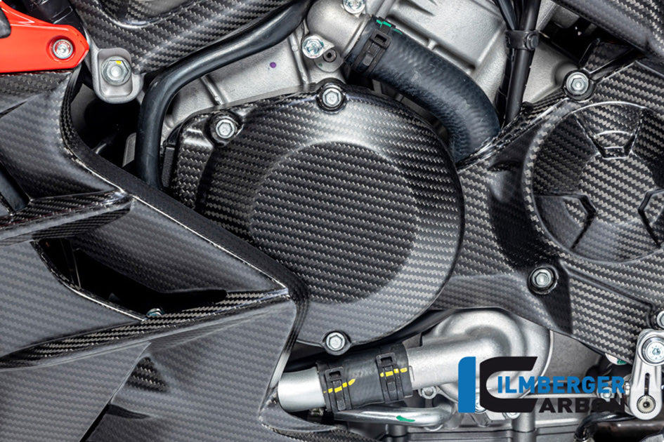 Ilmberger Carbon Alternator Cover (Matt) – Aprilia RSV4 1100 / Factory 2021–2026 / Aprilia Tuono V4 / Factory 2021–2026