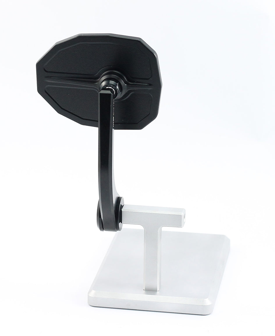 MG Biketec Handlebar End Mirror Type Type 2, 13 sided polygonal Black, end cap Black – Ducati Streetfighter V2 2025–2026 / KTM 790 Duke 2018–2026