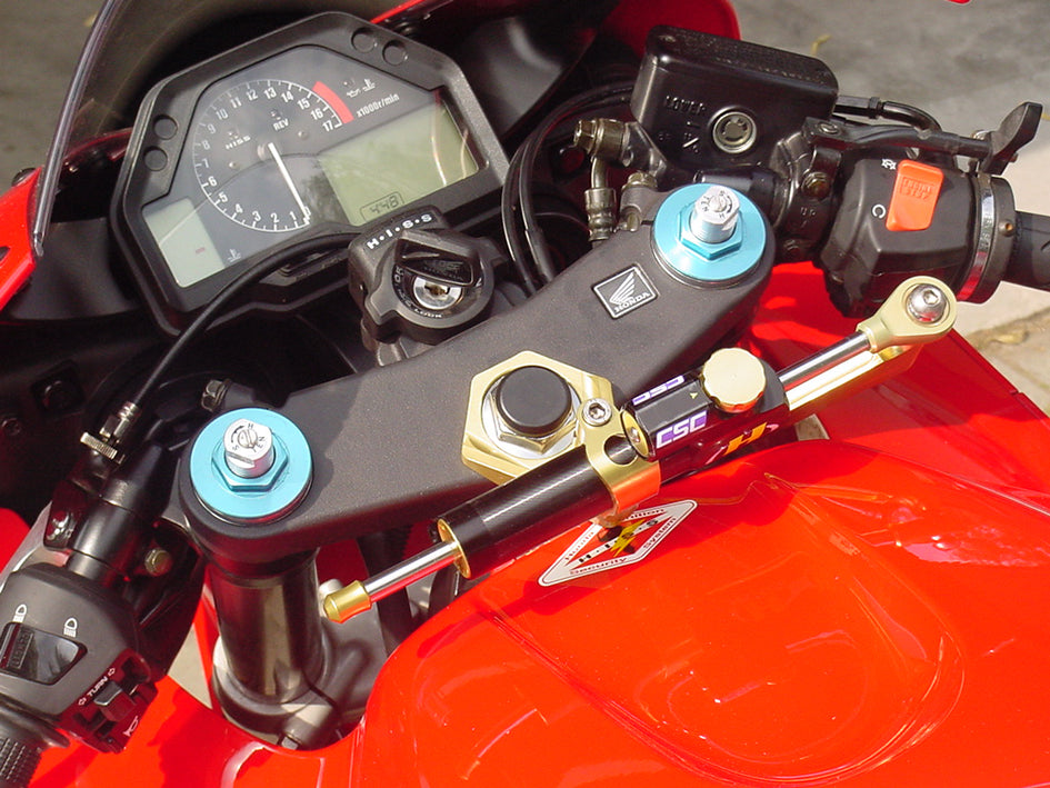 Hyperpro Steering Damper Mounting Kit, Gold, other colours available - Top / Tank (916 Style) – Honda CBR600RR 2003–2004
