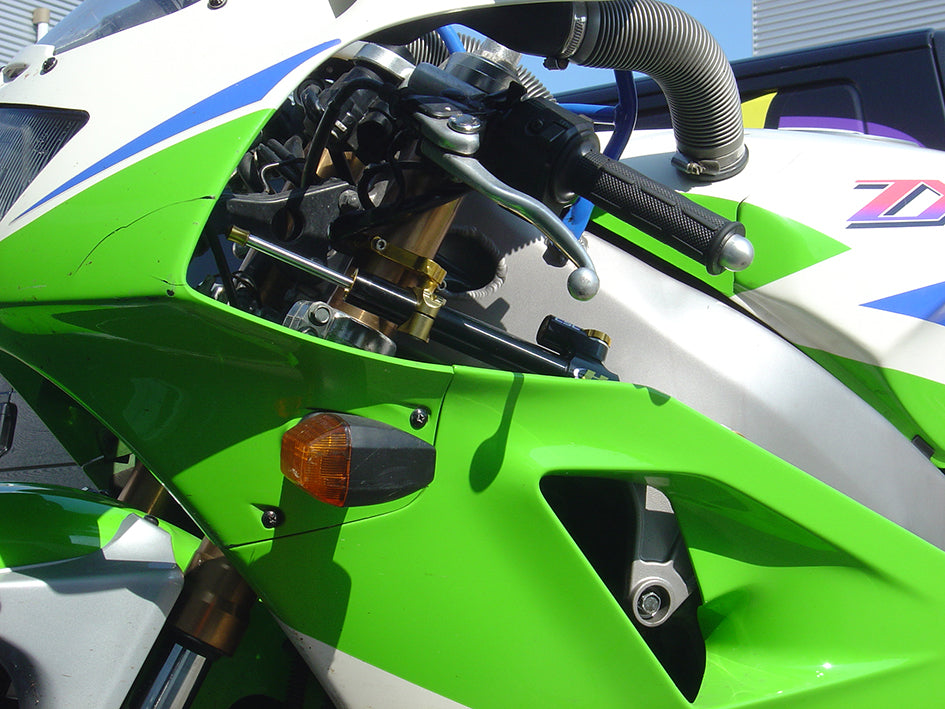 Hyperpro Steering Damper Mounting Kit, Gold, other colours available - Left On Frame (Race Use Only)