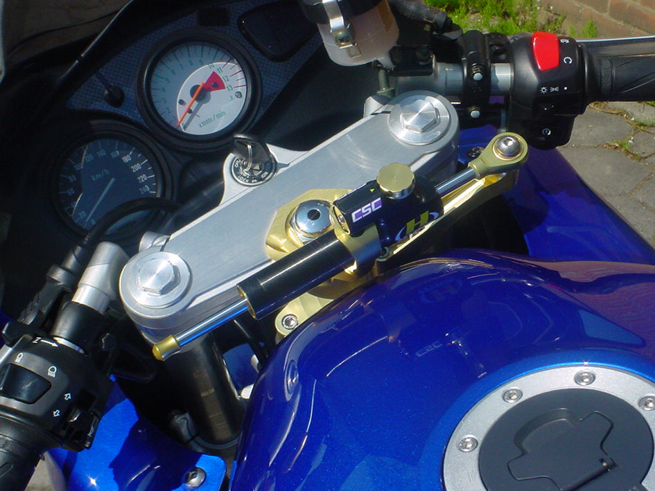 Hyperpro Steering Damper Mounting Kit, Gold, other colours available - Top / Tank (916 Style) - S Model Only