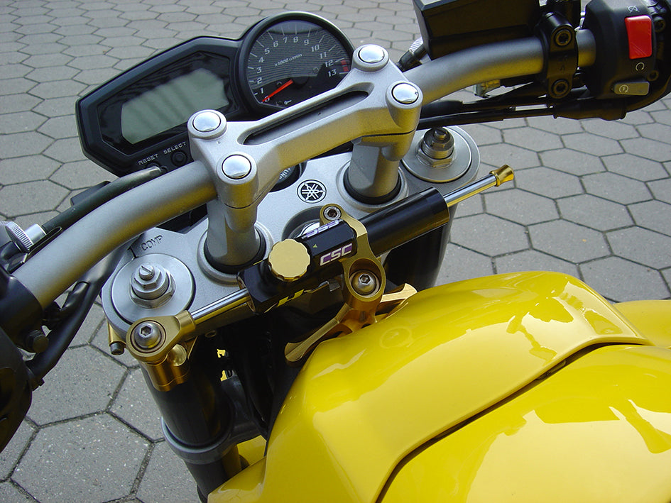 Hyperpro Steering Damper Mounting Kit, Gold, other colours available - Top / Tank (916 Style) - (Does NOT fit fairing model with ABS)