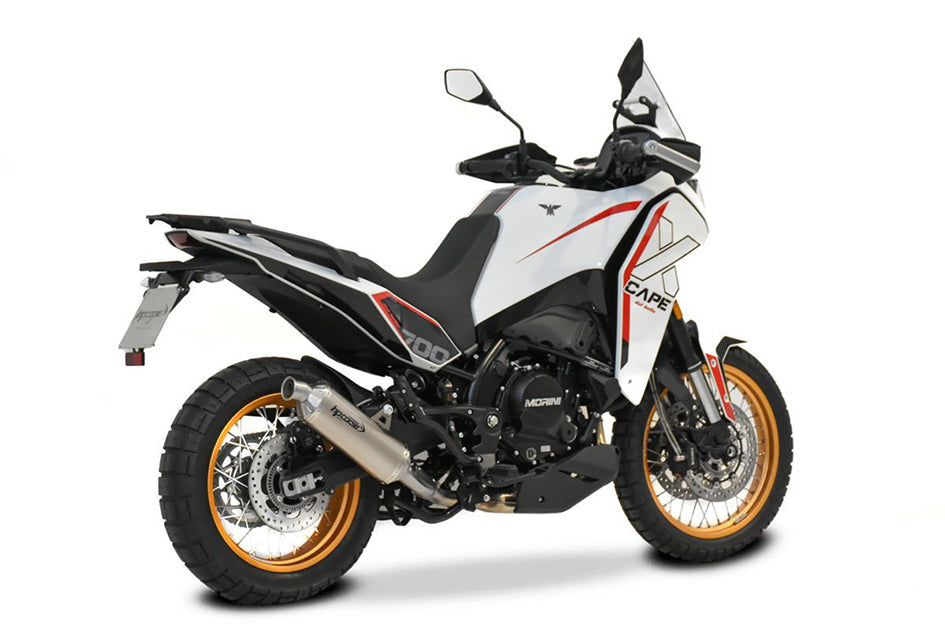 HP Corse SP-1 Evo Titanium Slip-On Kit (Road Legal) – Moto Morini X-Cape 700 2025–2026