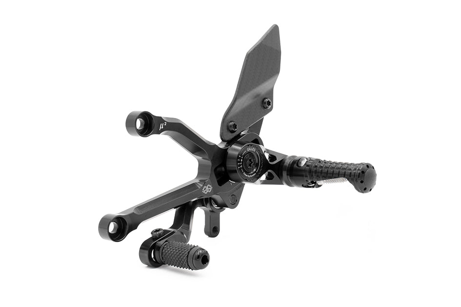Gilles MUE2 Adjustable Rearset Kit – Ducati Panigale V4 / S / R 2025–2026