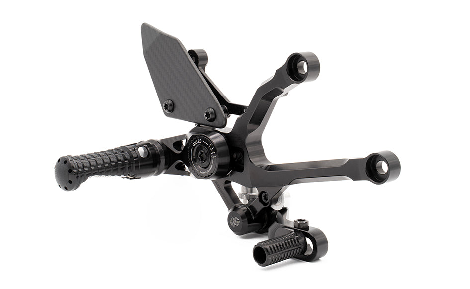 Gilles MUE2 Adjustable Rearset Kit – Ducati Panigale V4 / S / R 2025–2026