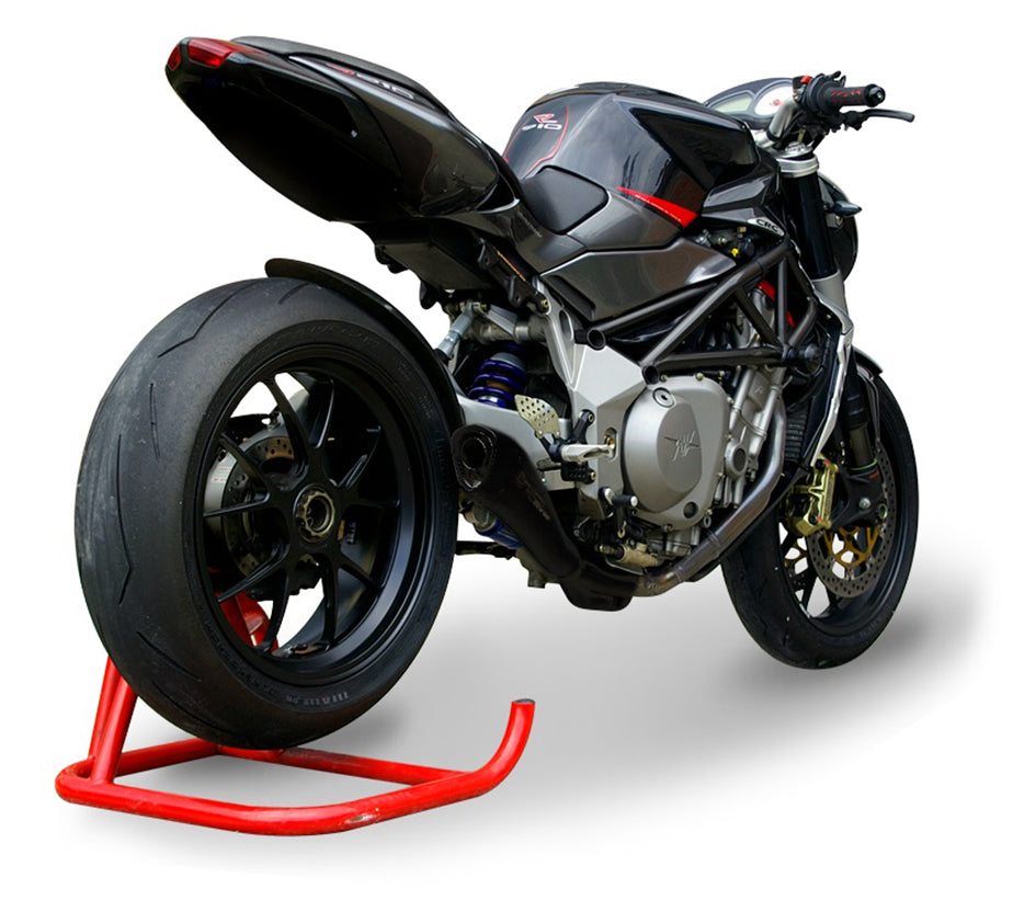 HP Corse Hydroform Black Coated Stainless Steel Slip-On Kit (Road Legal) – MV Agusta 750 Brutale all models 2001–2006 / MV Agusta 910 Brutale 2005–2006