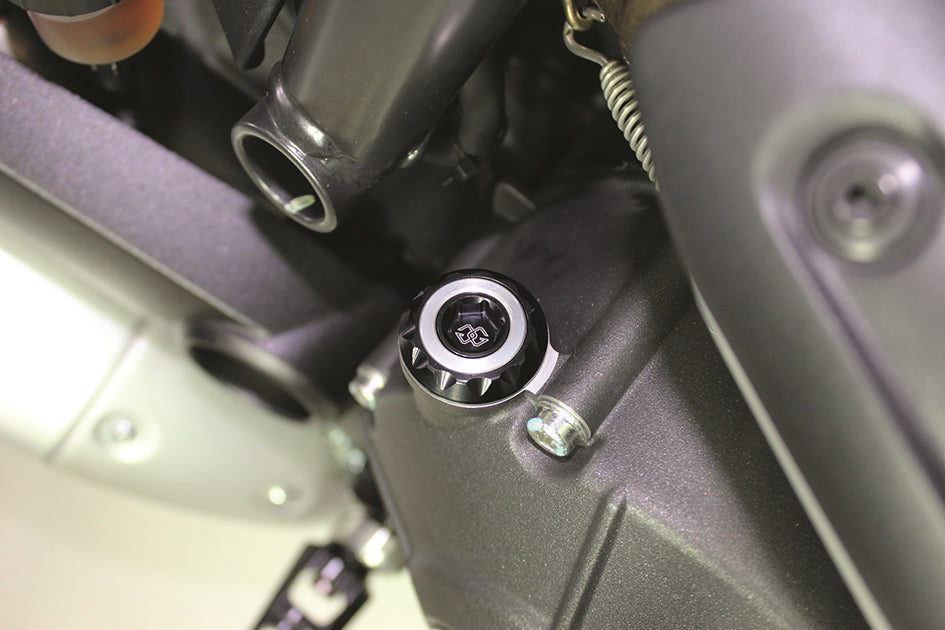 Gilles OFC Oil Filler Cap - With Coloured Insert Rings (OFC-20-15-B)
