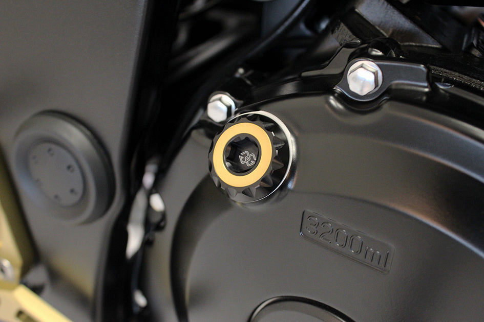 Gilles OFC Oil Filler Cap - With Coloured Insert Rings (OFC-34-15-B)