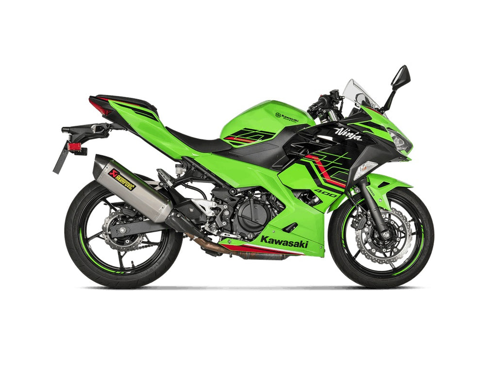 Akrapovic Optional Carbon Heat Shield – Kawasaki Ninja 400 2018–2023 / Kawasaki Ninja 500 2024–2026