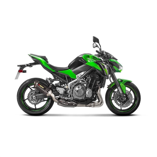 Akrapovic Optional Carbon Fibre Heat Shield (Mounts To Kawasaki Pre-Silencer Box - Can Not Be Used With Akrapovic Optional Header Set) – Kawasaki Z900 2017–2019 / Kawasaki Z900 2020–2024