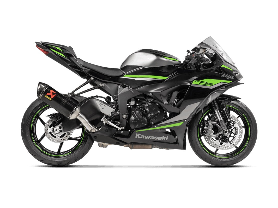 Akrapovic Optional Carbon Hanger Bracket - DOES NOT Retain Pillion Footrests – Kawasaki ZX-6R 2013–2018 / Kawasaki ZX-6R 2019–2022 / …