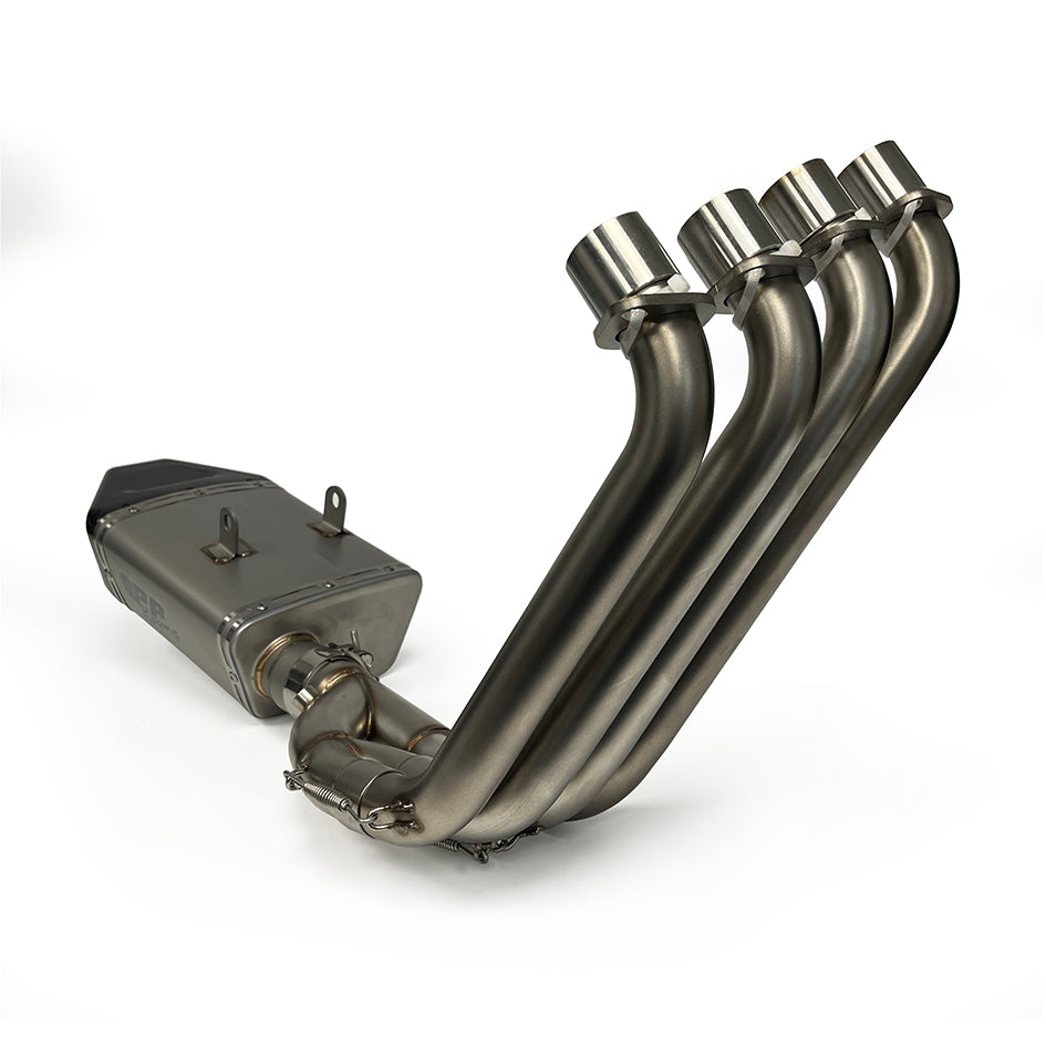 PPR Full Stainless System With Carbon Fibre End Cap - Race With Removable Baffle – Honda CB650R Neo Sports Café 2019–2026 / Honda CBR650F 2014–2018 / …