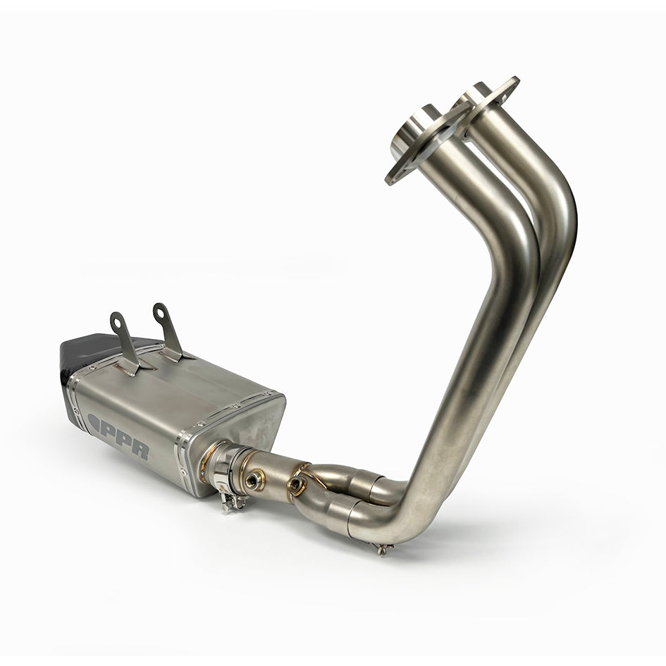 PPR Full Stainless System With Carbon Fibre End Cap - Race With Removable Baffle (Euro 4 & 5 Models) – Yamaha MT-07 2021–2024 / Yamaha MT-07 2021–2020