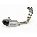 PPR Full Stainless System With Carbon Fibre End Cap - Race With Removable Baffle (Euro 5+ Models) – Yamaha MT-07 2025–2026