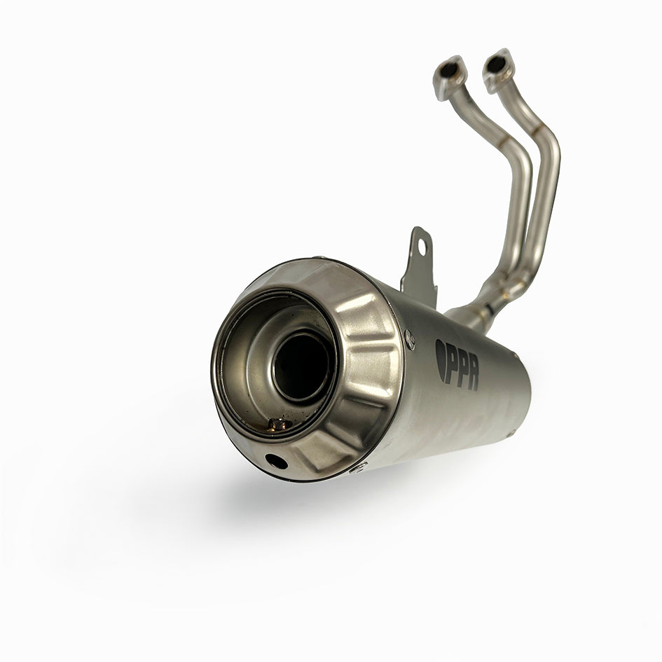 PPR Full Stainless System With Carbon Fibre End Cap - Race With Removable Baffle – Yamaha YZF-R7 2021–2026