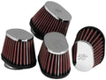 K&N K & N Performance Air Filter Kit - 4 Individual Tapered Filters – Suzuki GSX-R1100 1986–1988 / Suzuki GSX-R750 1985–1987