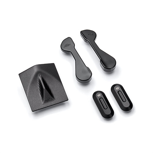 Gilles Race Cover Kit for License Plate Holder, Rear View Mirrors & Pillion Footpeg Hangers