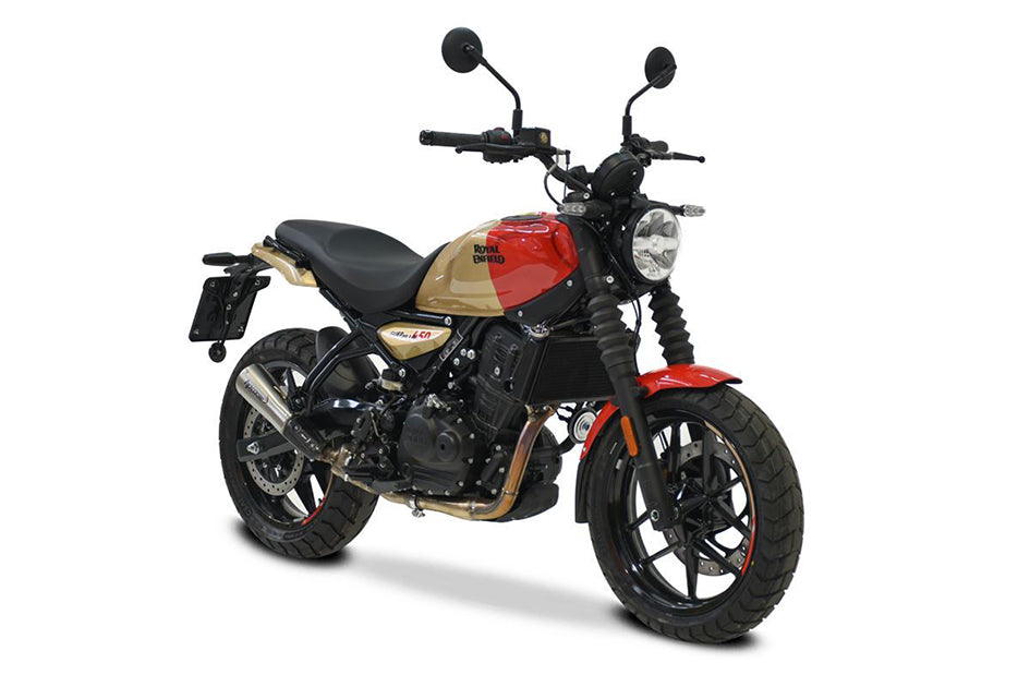 HP Corse GP-07 Satin Stainless Steel Slip-On Kit (Road Legal) – Royal Enfield Guerrilla 450 2024–2025