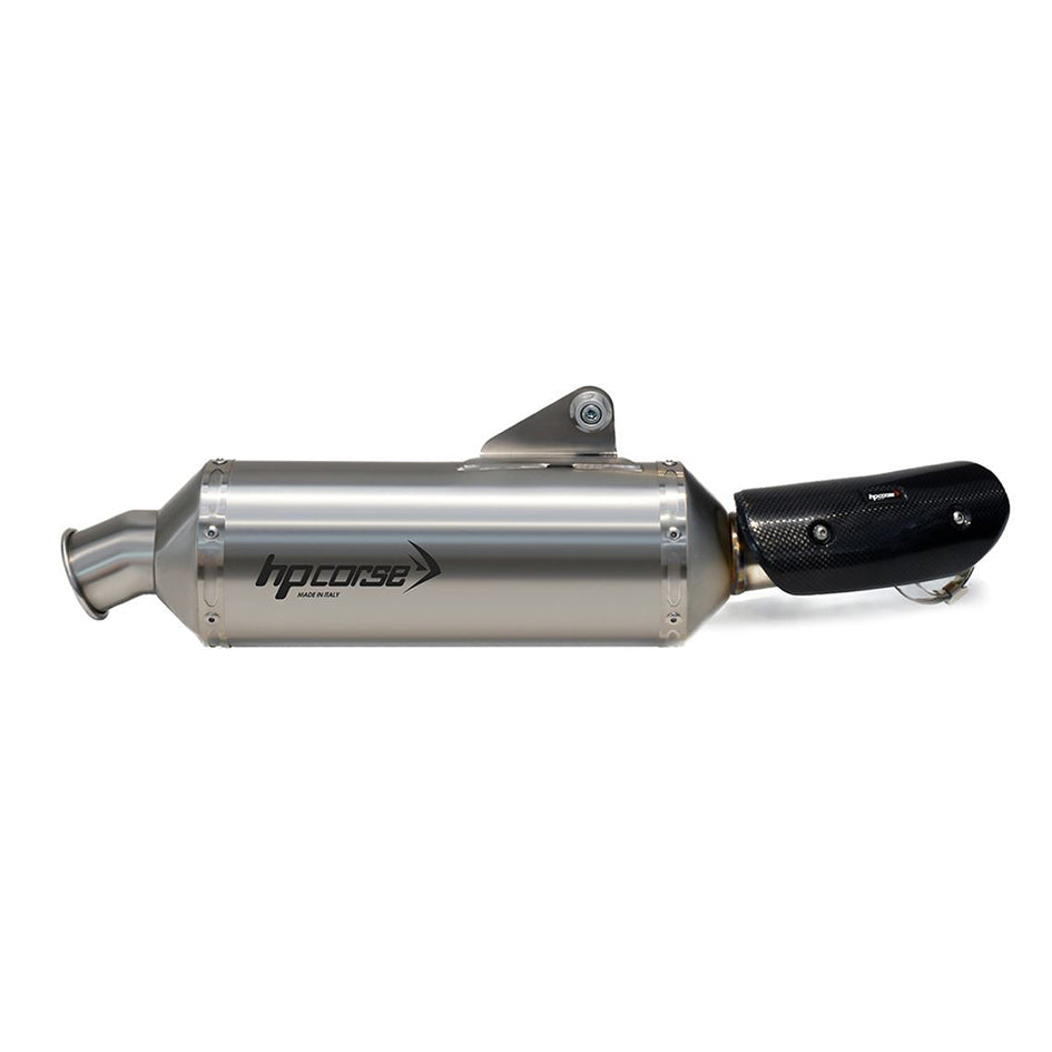 HP Corse SP-1 Short Satin Stainless Steel Slip-On Kit (Road Legal)