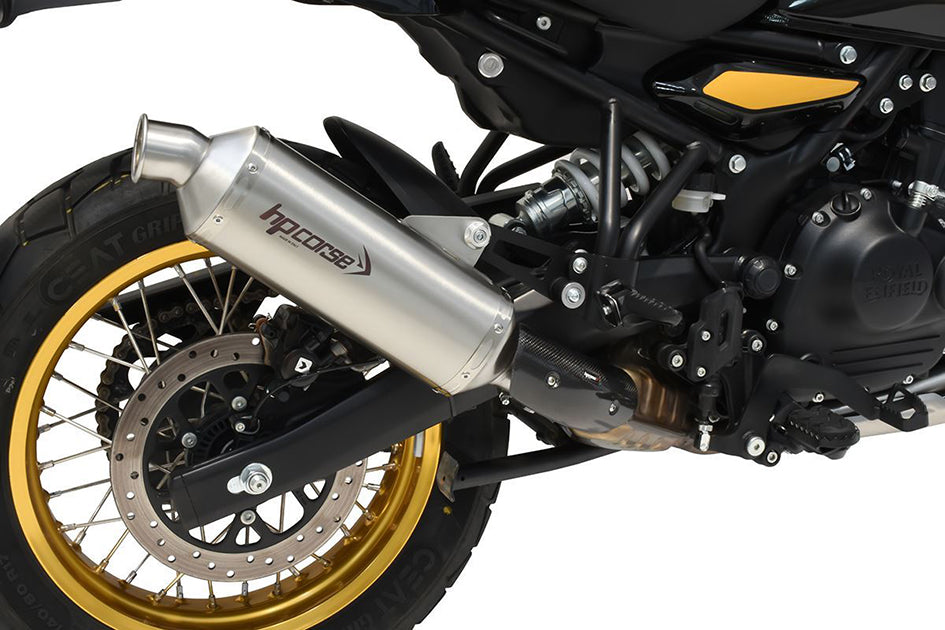 HP Corse SP-1 Short Satin Stainless Steel Slip-On Kit (Road Legal)