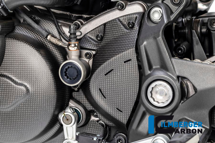 Ilmberger Carbon Front Sprocket Cover - Matt Finish