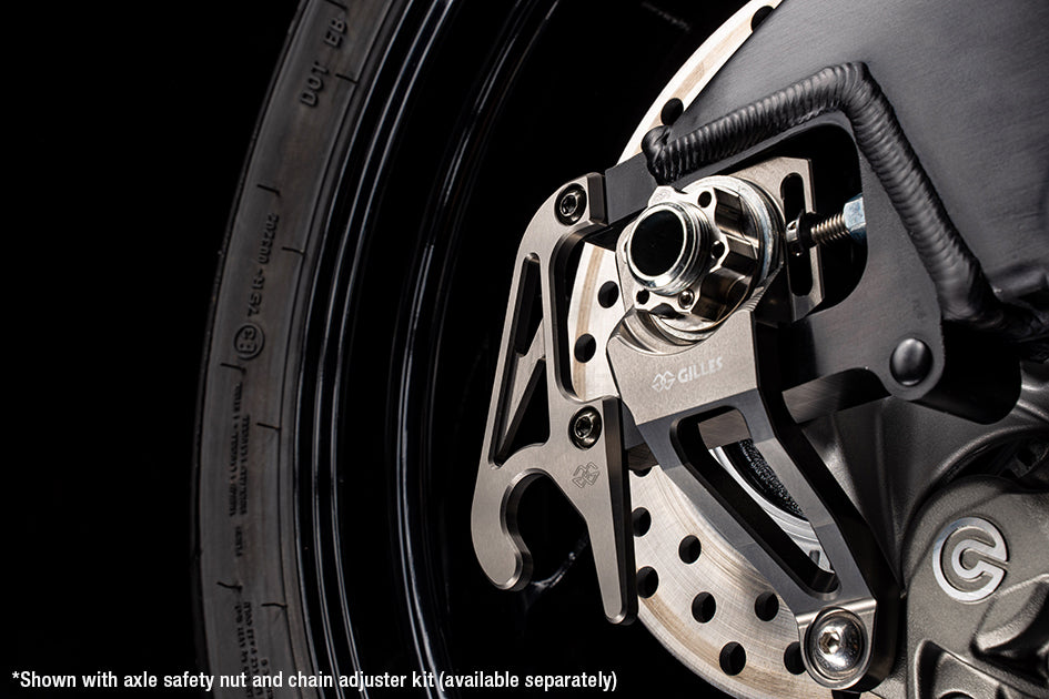 Gilles Rear Stand Hooks - Gunmetal Grey