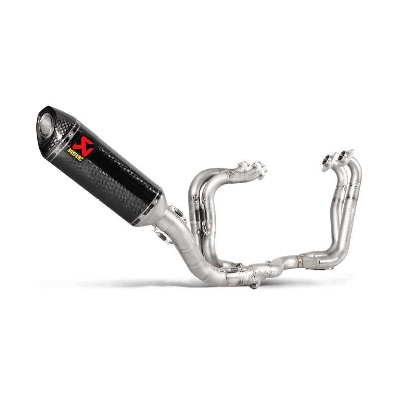 Akrapovic Carbon Silencer Evolution 4-1 Complete Evolution Titanium System - Race Removable Baffle – Aprilia RSV4 (1000cc) 2015–2016 / Aprilia RSV4 (1000cc) 2017–2020 / …