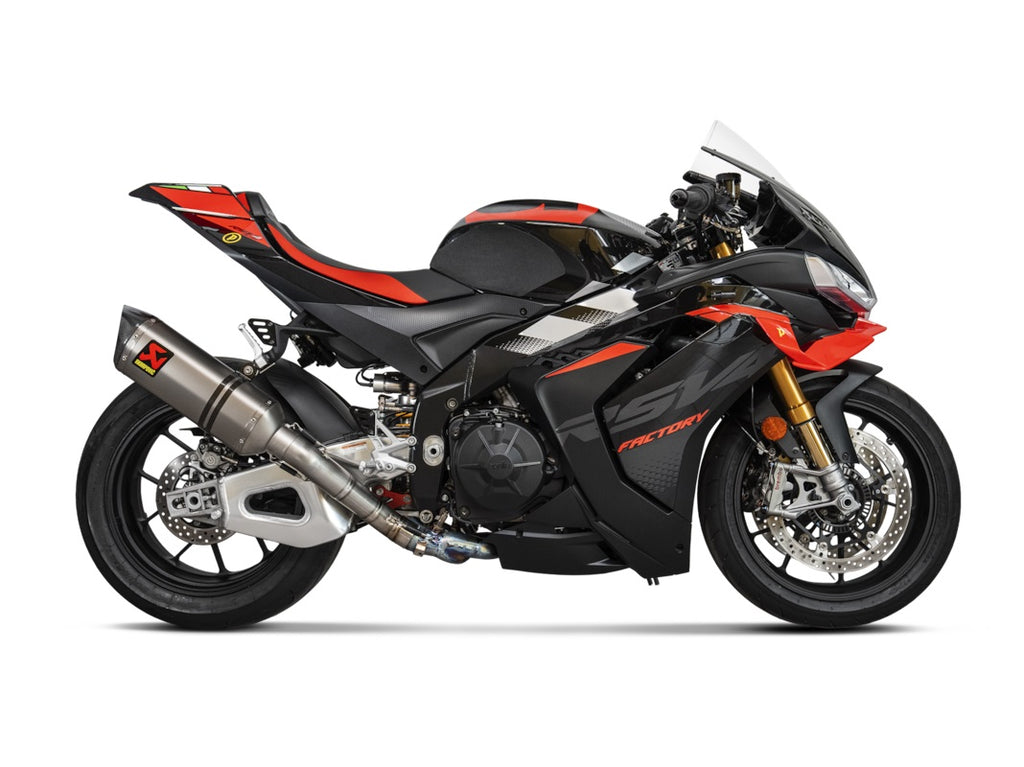 Akrapovic Titanium Silencer Slip-On Kit - Race Removable Baffle – Aprilia RSV4 1100 / Factory 2021–2026 / Aprilia Tuono V4 / Factory 2021–2026