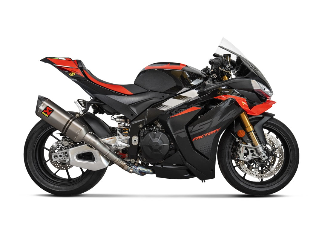Akrapovic Titanium Silencer Slip-On Kit - Race Removable Baffle – Aprilia RSV4 1100 / Factory 2021–2026 / Aprilia Tuono V4 / Factory 2021–2026